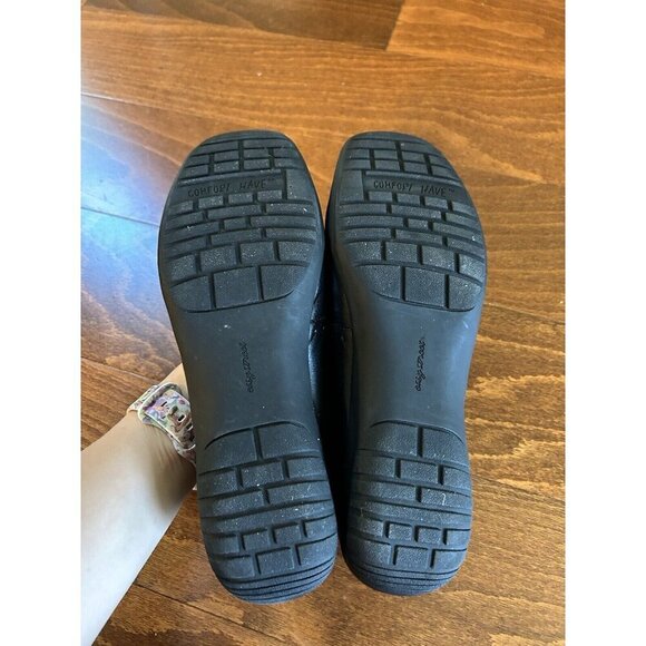 Easy Street Women's Purpose Slip On Flats Closed Toe Black 9.5 M - Picture 7 of 8